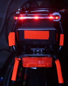 Bike lights and reflectors